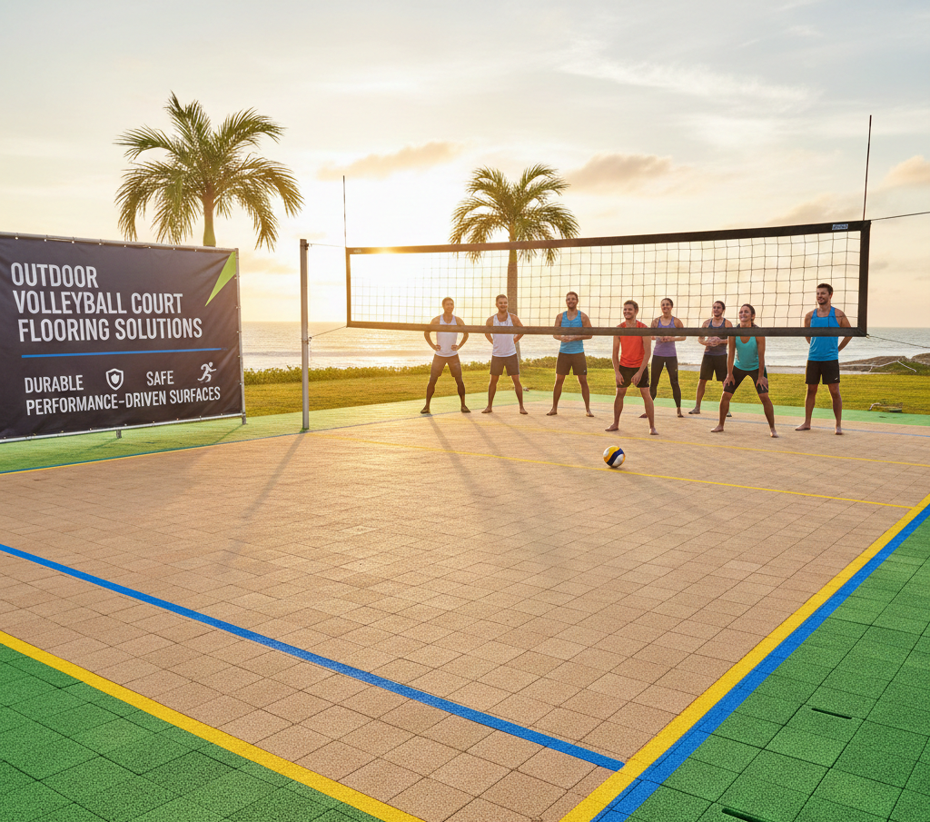 Outdoor Volleyball Court Flooring Solutions
