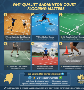 Why Quality Badminton Court Flooring Matters