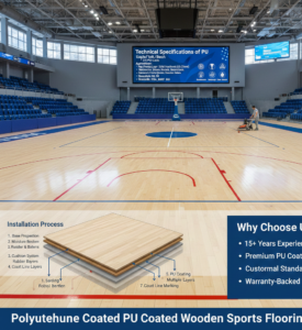 Technical Specifications of PU Coated Wooden Sports Flooring