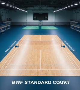Standard Indoor Badminton Court Layout