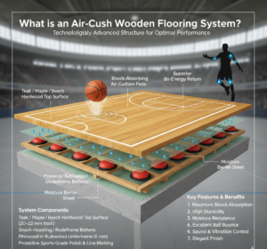 What is an Air-Cush Wooden Flooring System?