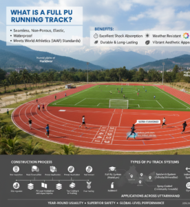 What is a Full PU Running Track?