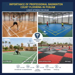 Importance of Professional Badminton Court Flooring in Punjab