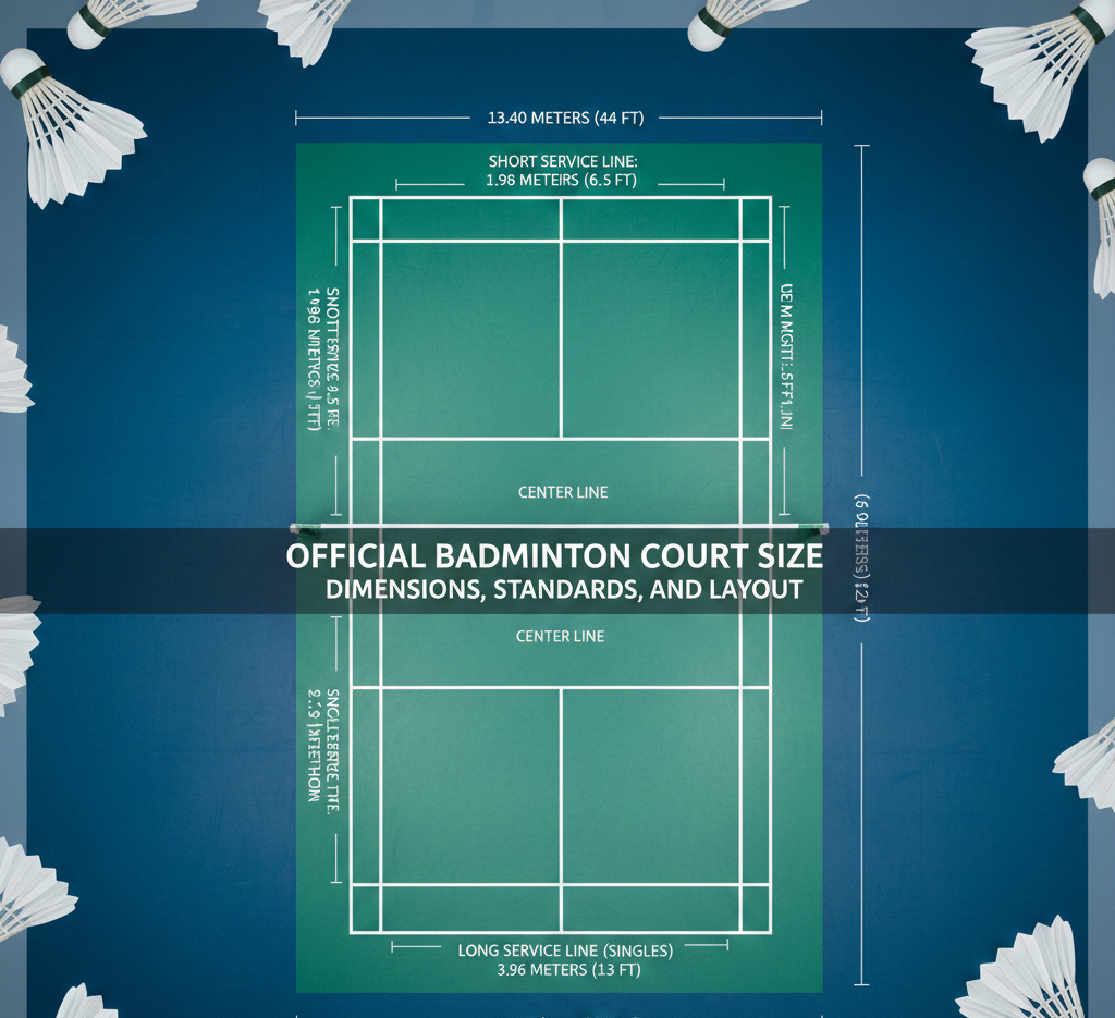 Official Badminton Court Size