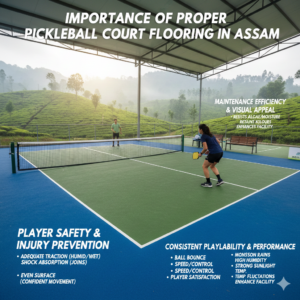 Importance of Proper Pickleball Court Flooring in Assam