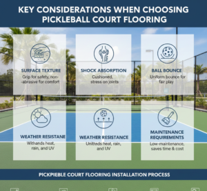 Key Considerations When Choosing Pickleball Court Flooring