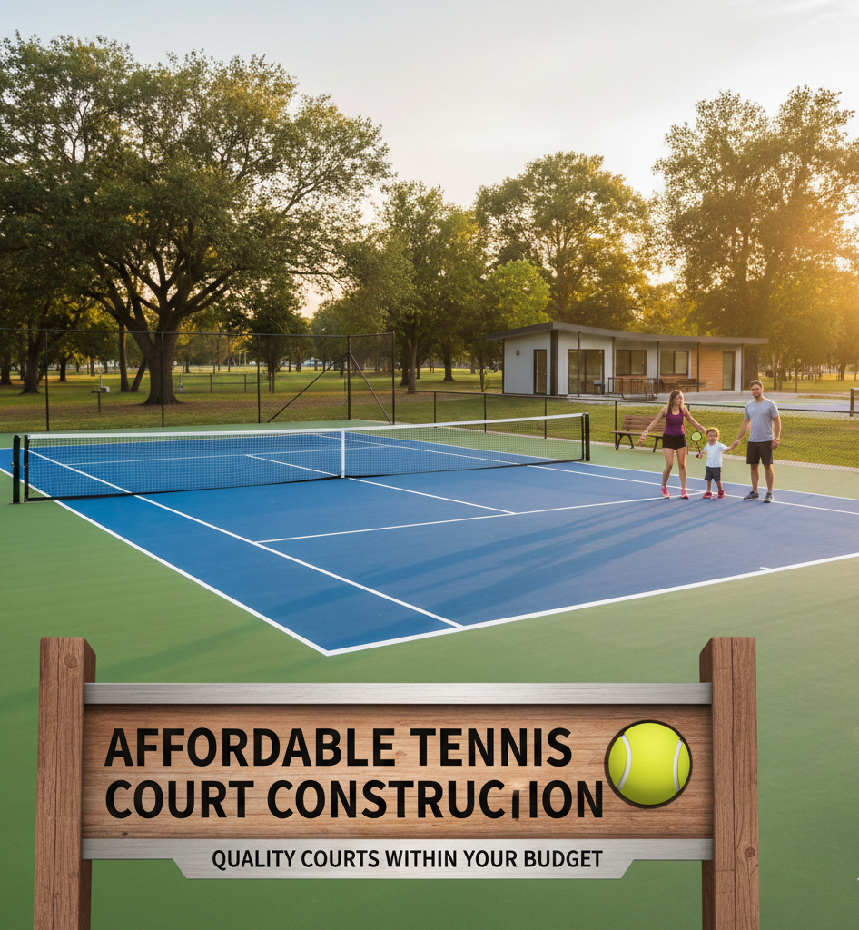 Affordable Tennis Court Construction