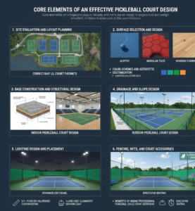 Core Elements of an Effective Pickleball Court Design