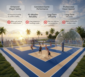 Importance of Choosing the Right Outdoor Volleyball Court Flooring