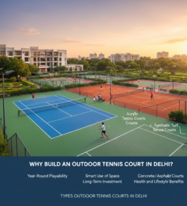 Why Build an Outdoor Tennis Court in Delhi?