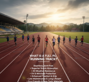 What is a Full PU Running Track?
