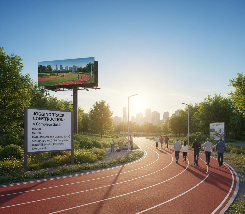 Jogging Track Construction
