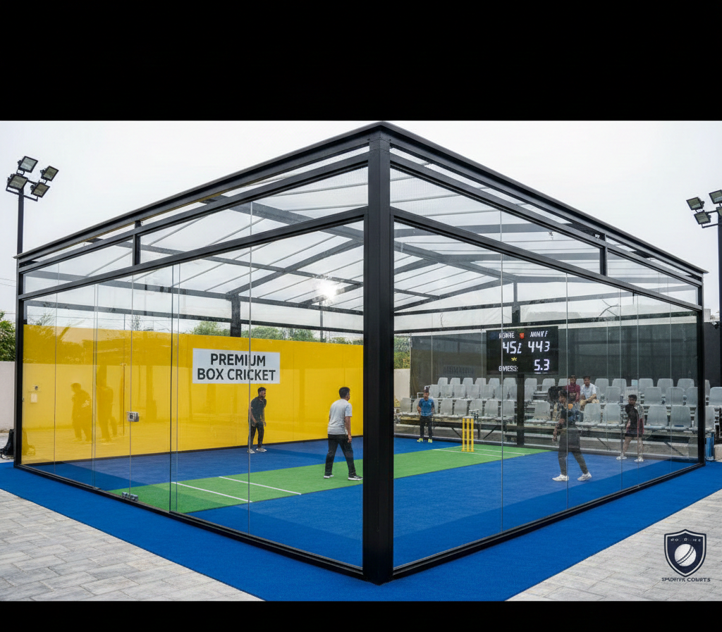 Premium Box Cricket Setup for Sports Courts