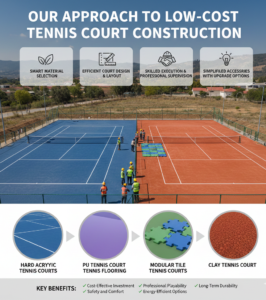 Our Approach to Low-Cost Tennis Court Construction