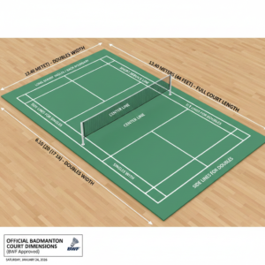 Official Badminton Court Dimensions