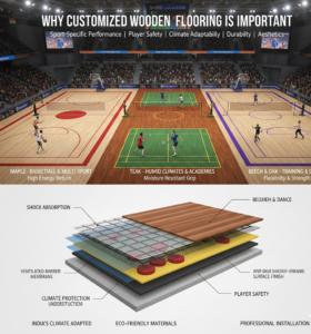 Why Customized Wooden Sports Flooring Is Important