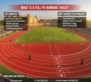 What is a Full PU Running Track?