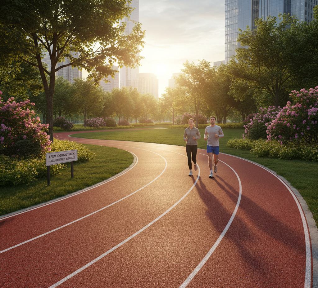 EPDM Jogging Track Flooring