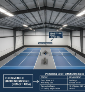 Recommended Surrounding Space (Run-Off Area)