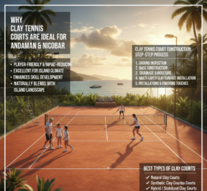 Why Clay Tennis Courts Are Ideal for Andaman & Nicobar