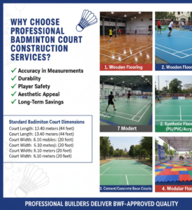 Why Choose Professional Badminton Court Construction Services?