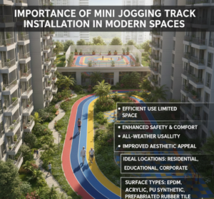 Importance of Mini Jogging Track Installation in Modern Spaces