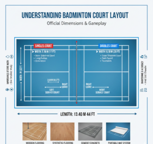 How to Measure and Mark Badminton Court Width