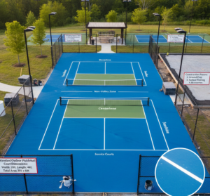 Standard Outdoor Pickleball Court Dimensions