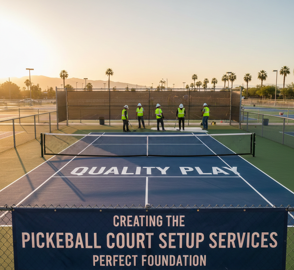 Pickleball Court Setup Services
