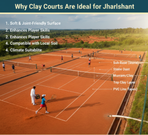 Why Clay Courts Are Ideal for Jharkhand