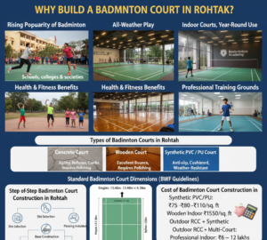 Why Build a Badminton Court in Rohtak?