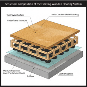 Structural Composition of the Floating Wooden Flooring System