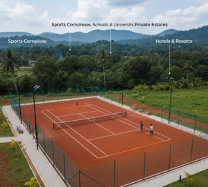 Why Clay Tennis Court Flooring is Ideal for Manipur