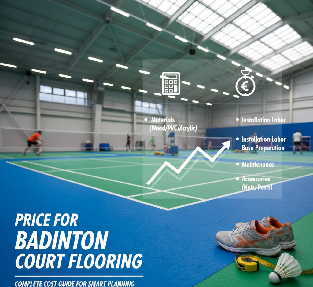 Price for Badminton Court Flooring