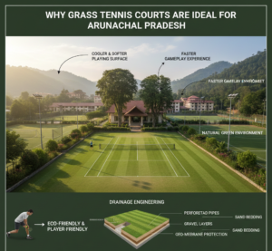 Why Grass Tennis Courts Are Ideal for Arunachal Pradesh