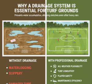 Why a Drainage System is Essential for Turf Grounds