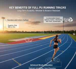 Key Benefits of Full PU Running Tracks