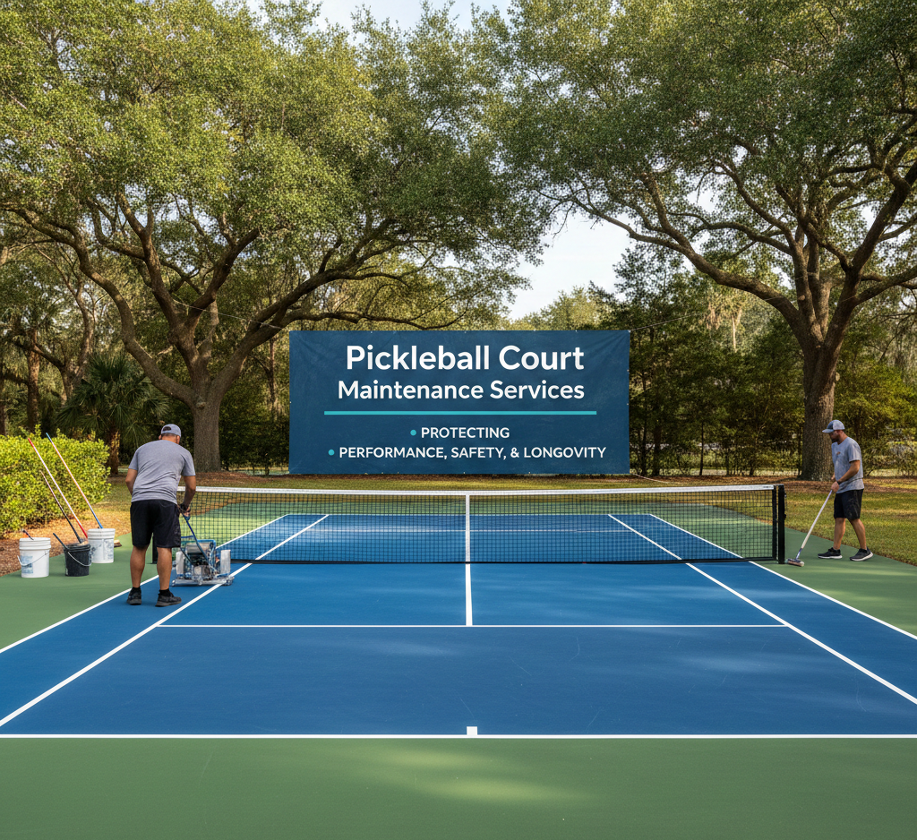 Pickleball Court Maintenance Services