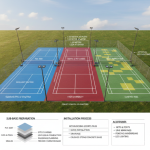 Standard Dimensions for an Outdoor Badminton Court