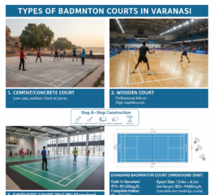 Types of Badminton Courts in Varanasi