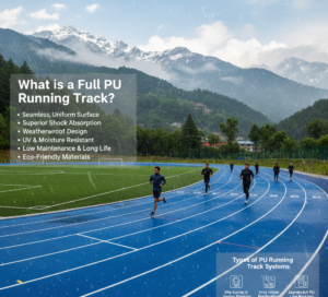 What is a Full PU Running Track?