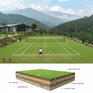 Why Grass Tennis Courts Are Perfect for Sikkim