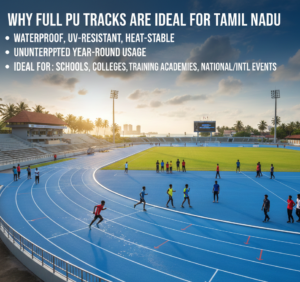 Why Full PU Tracks Are Ideal for Tamil Nadu