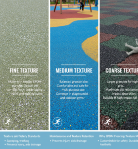 Types of EPDM Flooring Texture