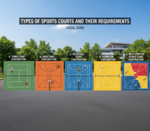 Types of Sports Courts and Their Requirements