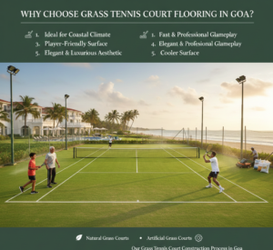 Why Choose Grass Tennis Court Flooring in Goa?