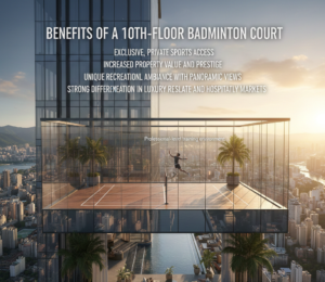 Benefits of a 10th-Floor Badminton Court