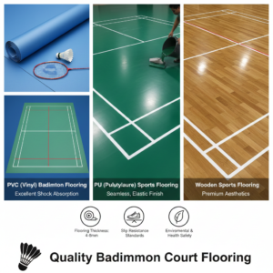 Common Types of Quality Badminton Court Flooring