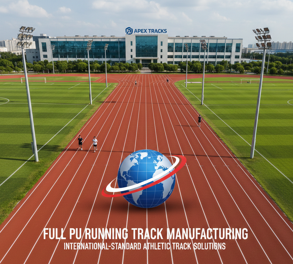 Full PU Running Track Manufacturing