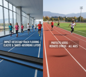 What Is Impact-Resistant Track Flooring?